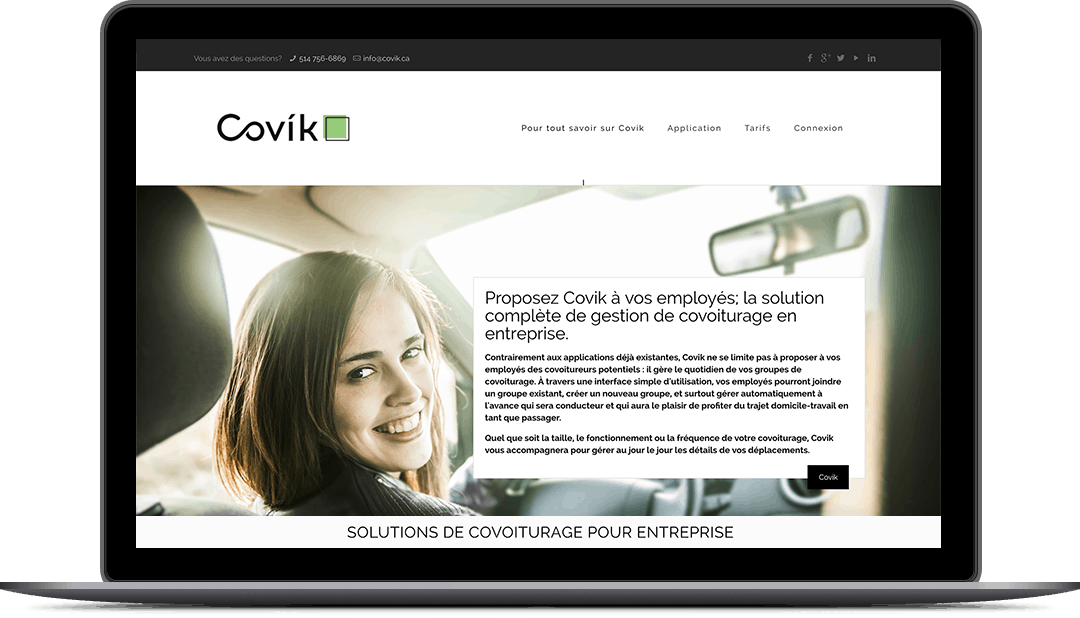 Application de covoiturage domicile-travail