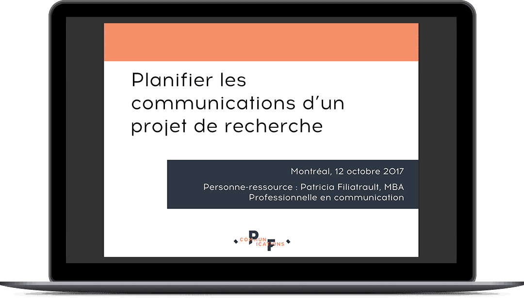 Formation pour la création d'un plan de communication