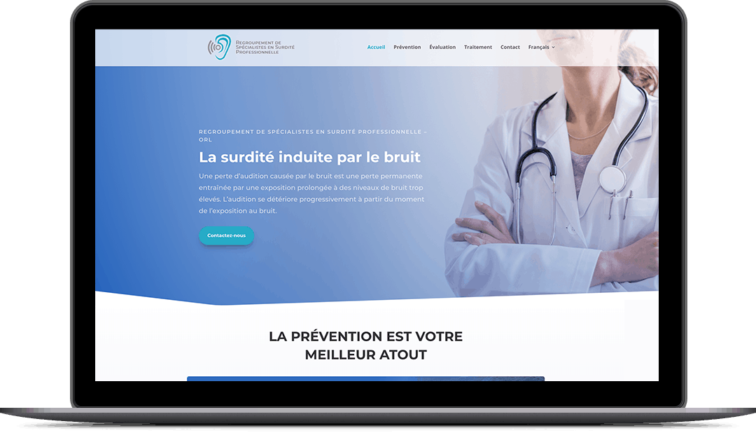 Site Web pour une clinique médicale