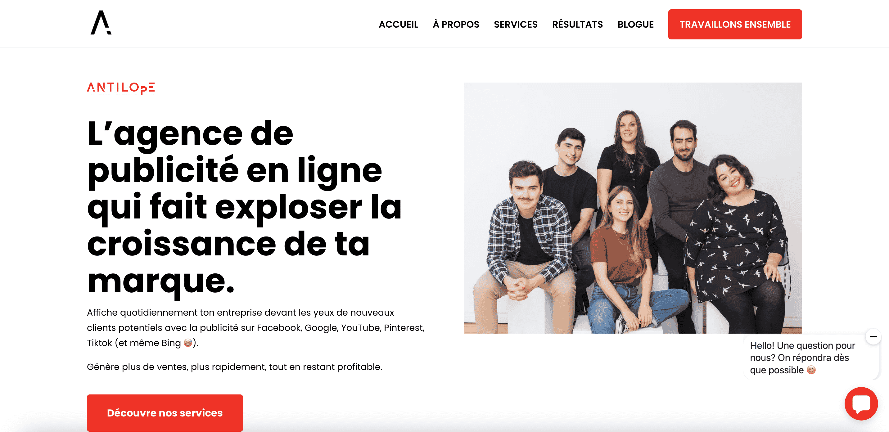 Site Web pour une clinique vétérinaire spécialisée