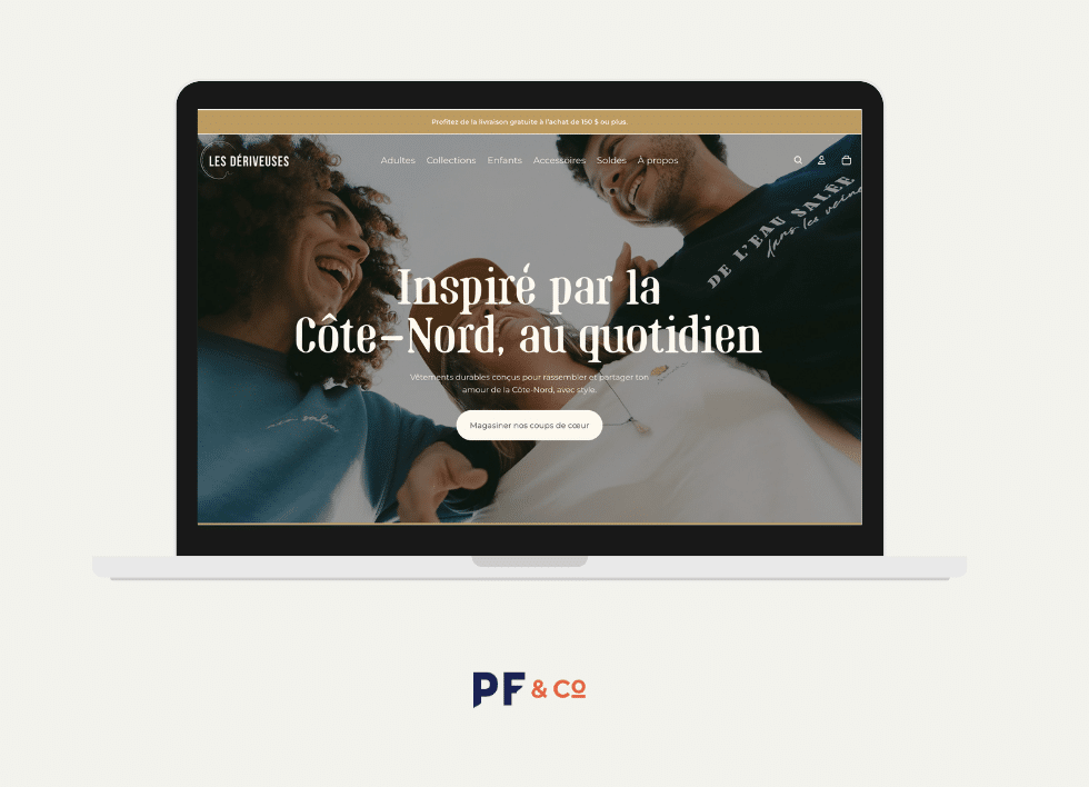 Création Web pour un centre de recherche du Québec